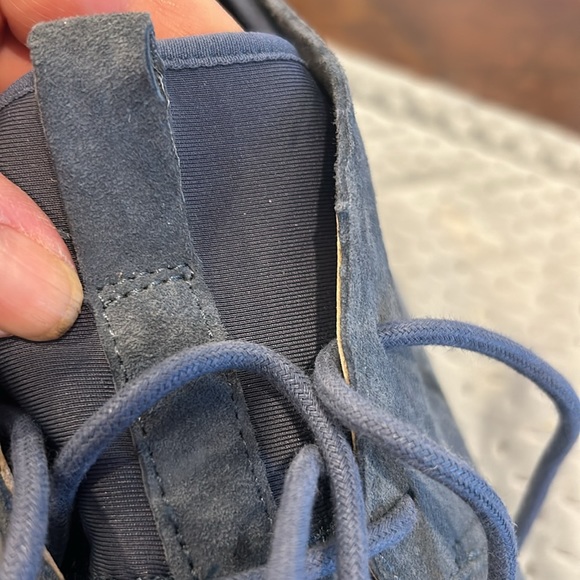 Blue Suede Extremely Comfy Hush Puppies Walking Shoes-sz 8 - Picture 11 of 13